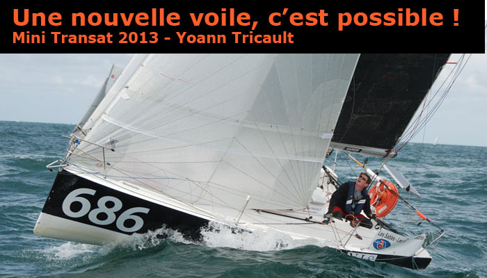 Une voile pour traverser l'atlantique